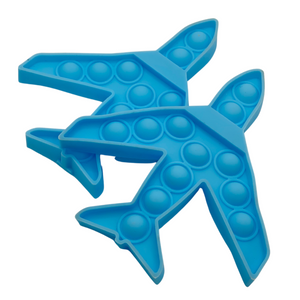 Silicone Sky Poppers - Airplane and Cloud (Set of 2)