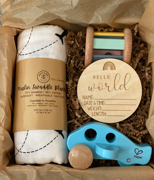 "Welcome Baby" Gift Box - CHARLIE